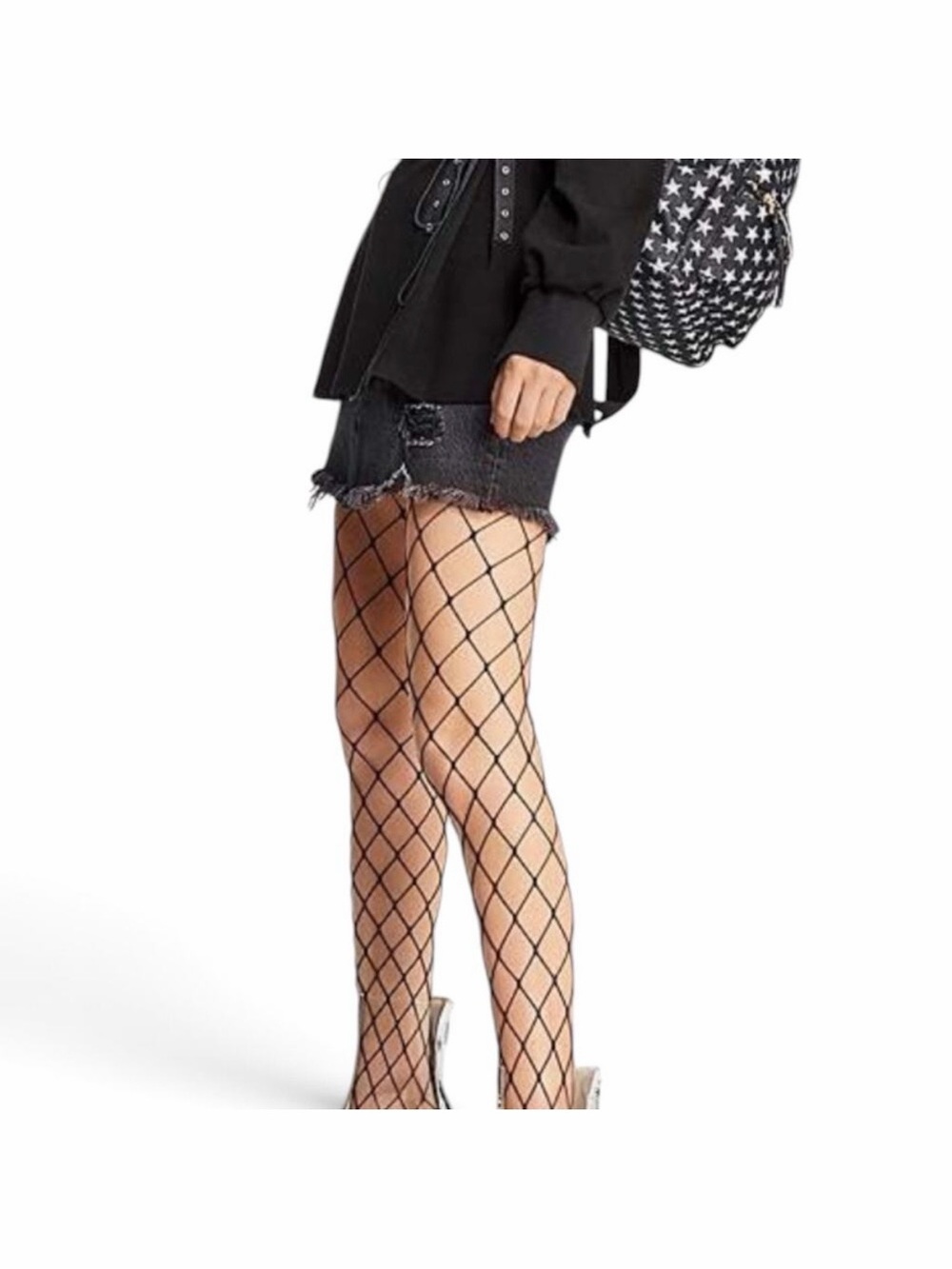 Wolford Kaylee Fishnet Tights Black Size S NWT Sealed Package Style 19172-7005